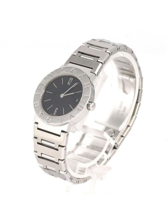 Bvlgari SS Quartz Watch Black main image 8